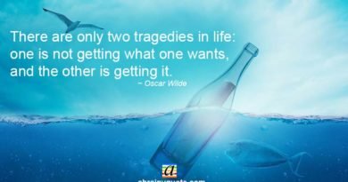 Oscar Wilde Quotes on the Two Tragedies of Life