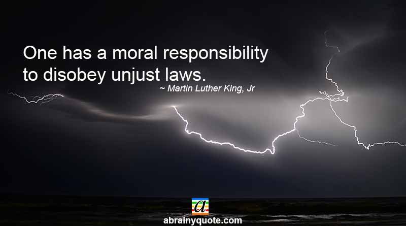 Martin Luther King, Jr. Quotes on Moral Responsibility