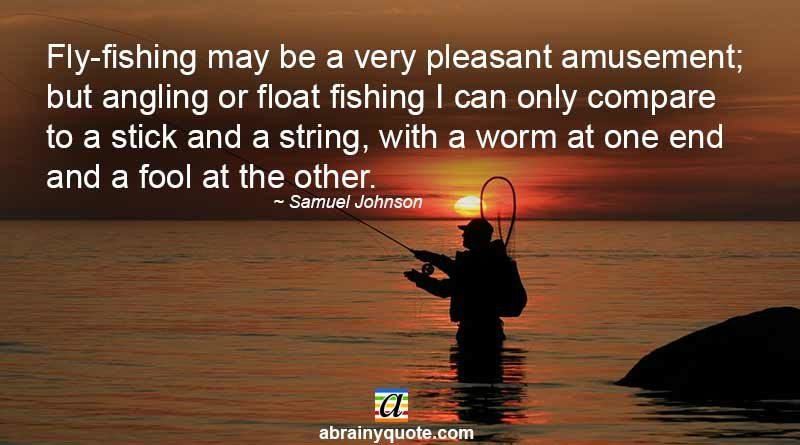 Samuel Johnson Quotes on Fly-Fishing and Humor