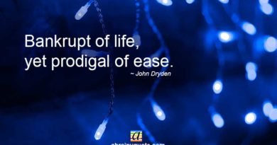 John Dryden Quotes on Life and Living Easy