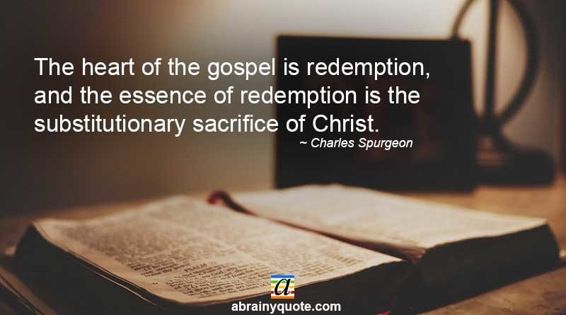 Charles Spurgeon Quotes on Sacrifice of Christ