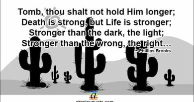 Phillips Brooks Quotes on Death and Life's Strength