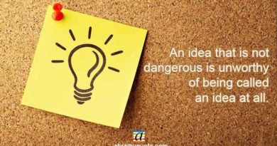 Oscar Wilde Quotes on an Idea which is not Dangerous