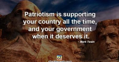 Mark Twain Quotes on Patriotism and Respect