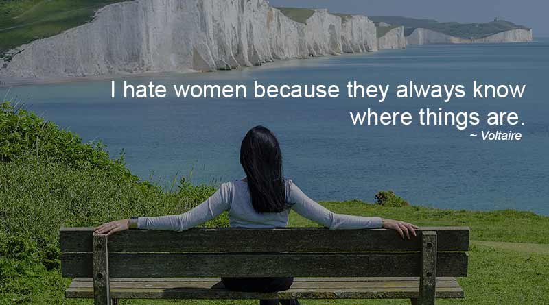 Voltaire Quotes on Women and Funny