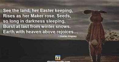 Charles Kingsley Quotes on Winter Snows and Heaven