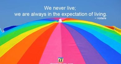 Voltaire Quotes on Expectation of Living