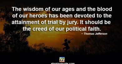 Thomas Jefferson Quotes on our Political Faith