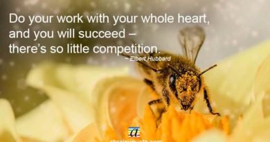 Elbert Hubbard Quotes on Little Competition and Success