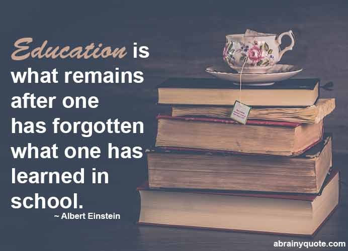 Albert Einstein Quotes on Knowledge and Education