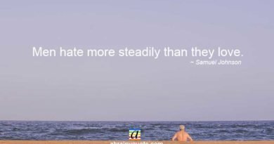 Samuel Johnson Quotes on Hate and Love