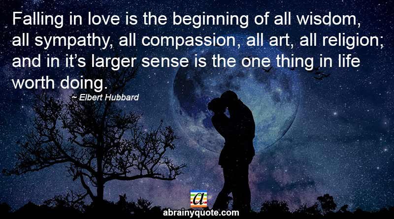 Elbert Hubbard Quotes on Falling in Love