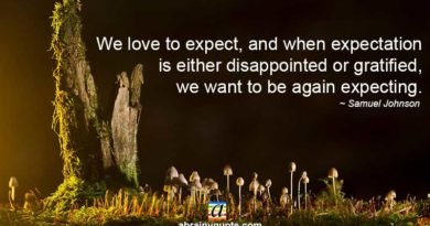 Samuel Johnson on Expectation and Disappointment