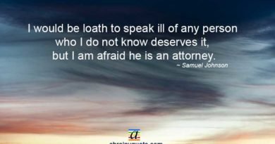 Samuel Johnson Quotes on Funny and Attorney