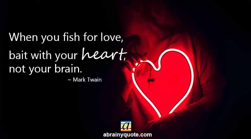 Mark Twain on Relation Between Love, Heart and Brain