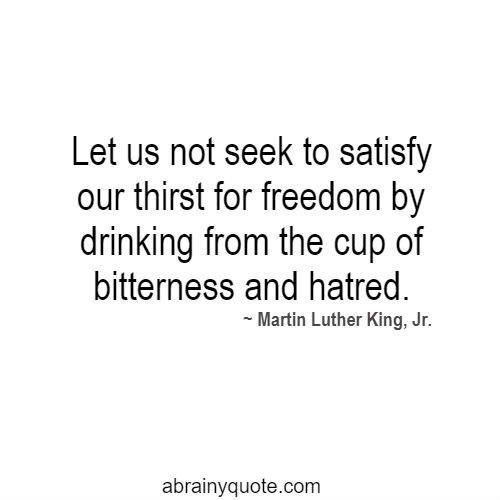 Martin Luther King, Jr. Quotes on Thirst for Freedom