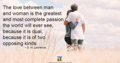 D. H. Lawrence on the Most Complete Passion in the World