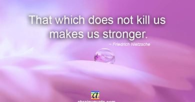 Friedrich Nietzsche Quotes on Making Us Stronger