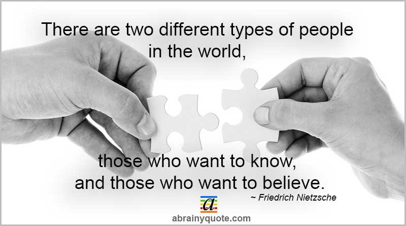 Friedrich Nietzsche on Different Types of People