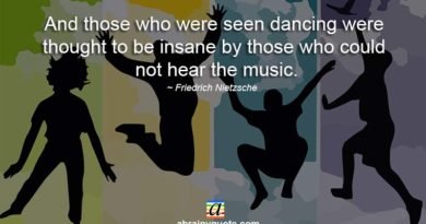 Friedrich Nietzsche Quotes on Dancing and Music