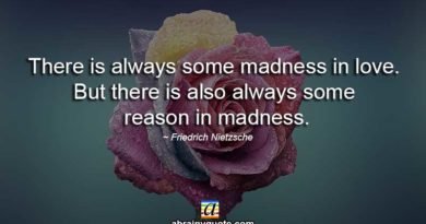 Friedrich Nietzsche Quotes on Madness in Love