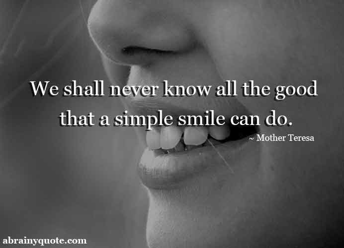 Mother Teresa Quotes on Happiness and Smile
