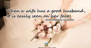 Johann Wolfgang von Goethe Quotes on a Good Husband