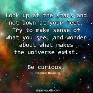 Stephen Hawking Quotes on Stars and Universe - abrainyquote