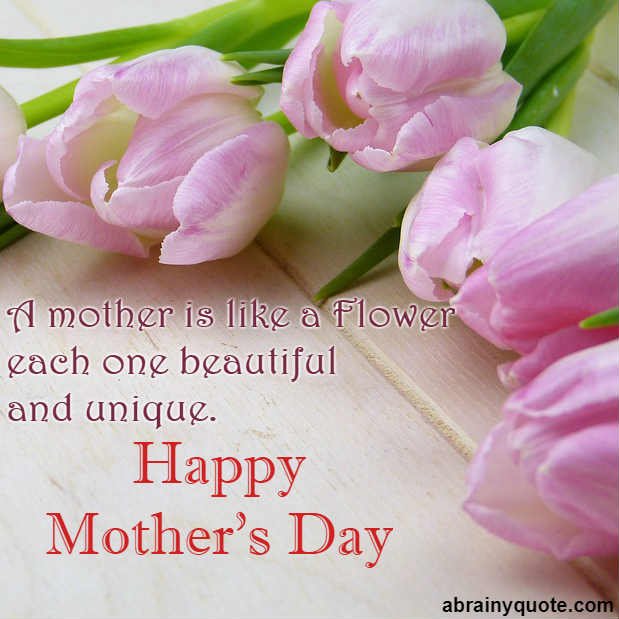 Mother's Day Quotes on Mother and Beautiful Flower