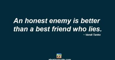 Fake Friend Quotes on an Honest Enemy