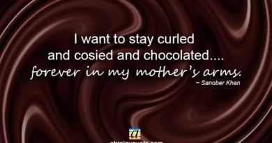 Sanober Khan Quotes on Staying Curled and Cosied