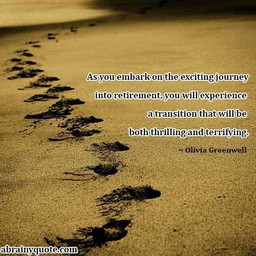 Olivia Greenwell Quotes on the Journey into Retirement