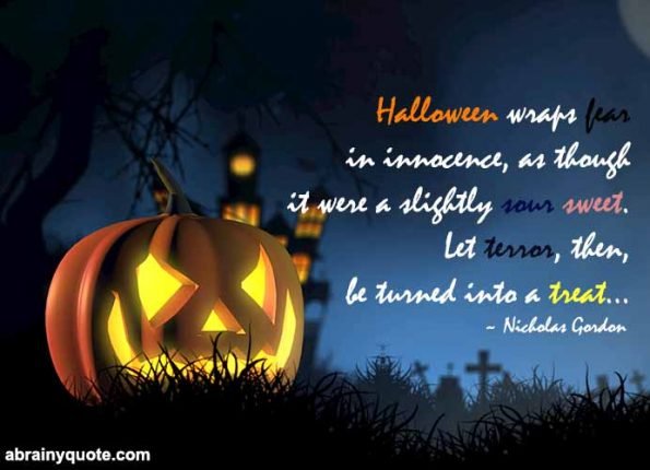 Nicholas Gordon Quotes How Halloween Wraps Fear