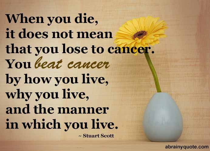 Stuart Scott Quotes on How to Beat Cancer