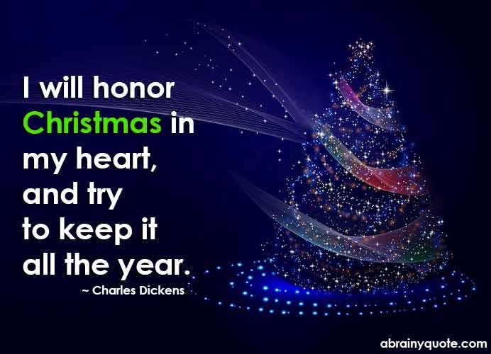 Charles Dickens Quotes on Honoring Christmas