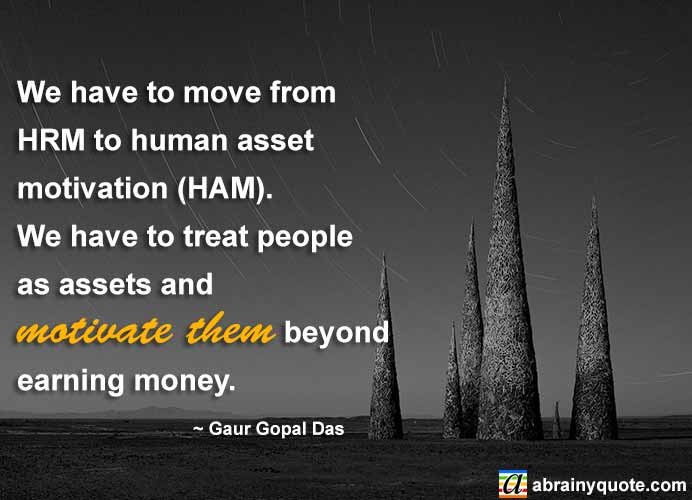 Gaur Gopal Das Quotes on Earning Money