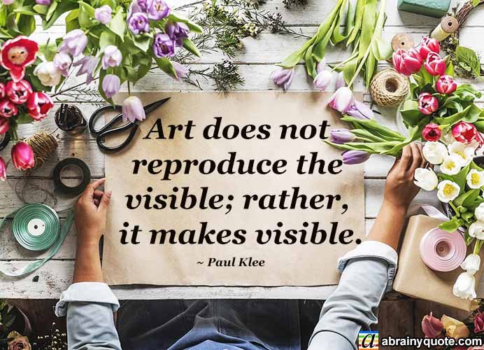Paul Klee Quotes on the Nature of Art