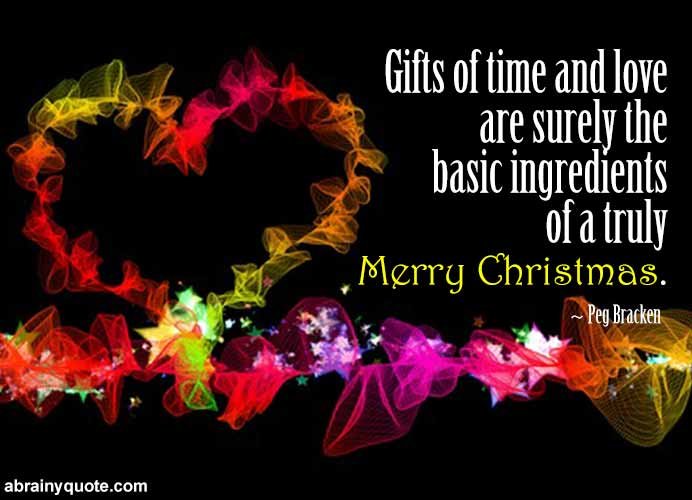 Peg Bracken on Ingredients of a Truly Merry Christmas