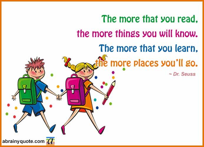 Dr. Seuss Quotes for Kids Who Want to Learn More