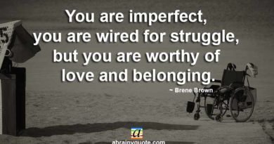 Brene Brown Quotes on Being Worthy of Love