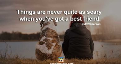 Bill Watterson Quotes on Having a Best Friend