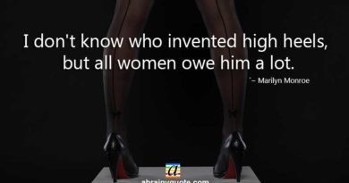 Marilyn Monroe Quotes on the Inventor of High Heels