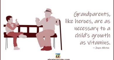 Joyce Allston Quotes on Grandparents and Children