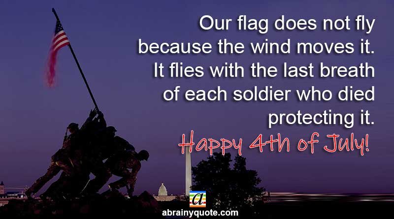 Fourth of July Quotes on the American Soldier