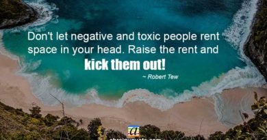Robert Tew Quotes on Negativity and Toxic People