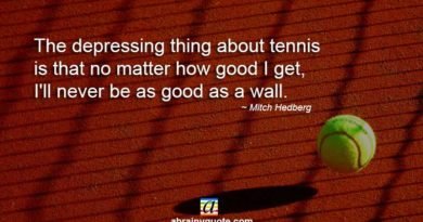 Mitch Hedberg Quotes on Depression with Playing Tennis