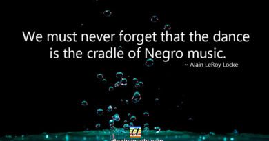 Alain LeRoy Locke Quotes on Negro Music