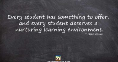 Ilhan Omar Quotes on a Learning Environment