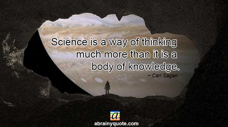 Carl Sagan Quotes on Science and Way of Thinking