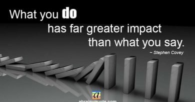 Stephen Covey Quotes on Creating a Great Impact